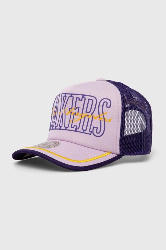 

Бейсбольная кепка Лос-Анджелес Лейкерс Mitchell&Ness, фиолетовый