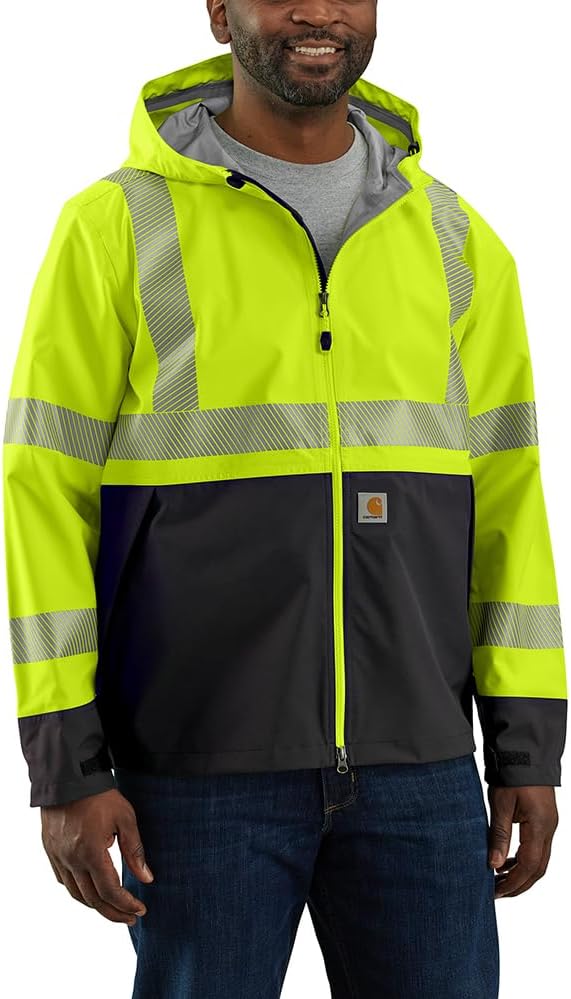 

Carhartt мужская куртка 106693 High-Visibility Storm Defender Loose Fit Lightwe, Select Color