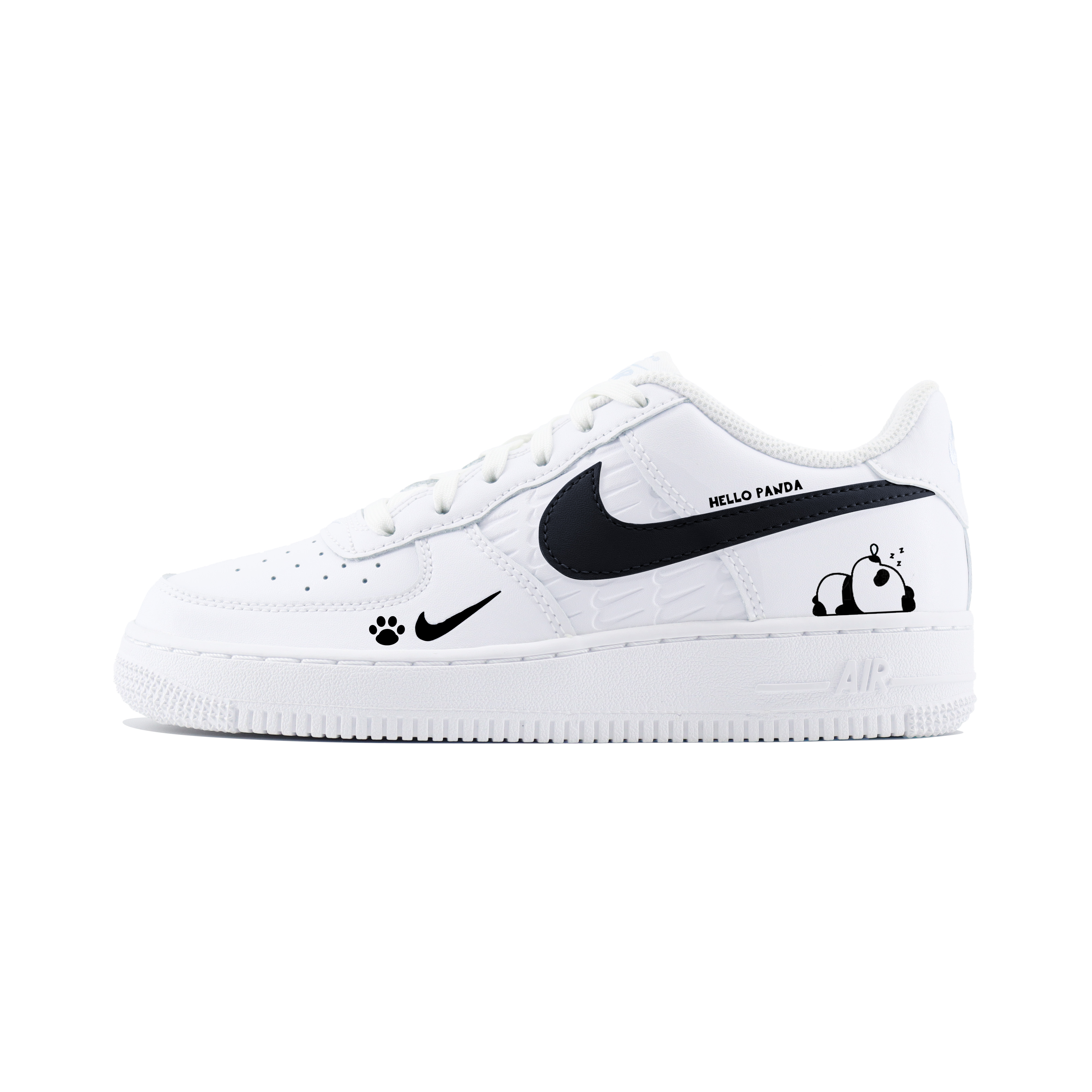 

Инновационные кроссовки Air Force 1, устойчивые к истиранию, низкие, для детей и подростков. Nike, белый/черный