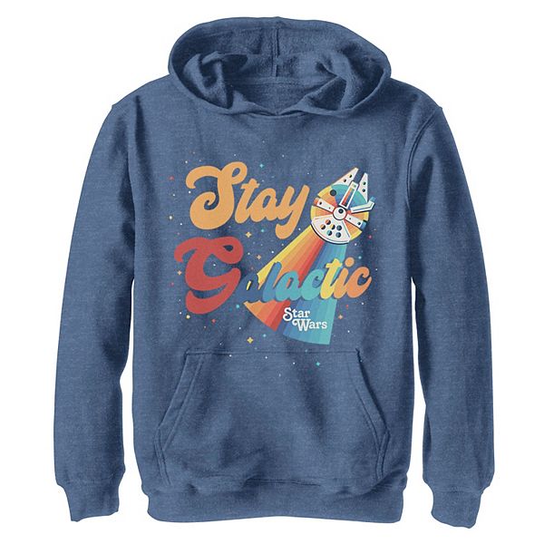 

Толстовка с принтом Millennium Falcon Stay Galactic для мальчиков 8-20 Star Wars