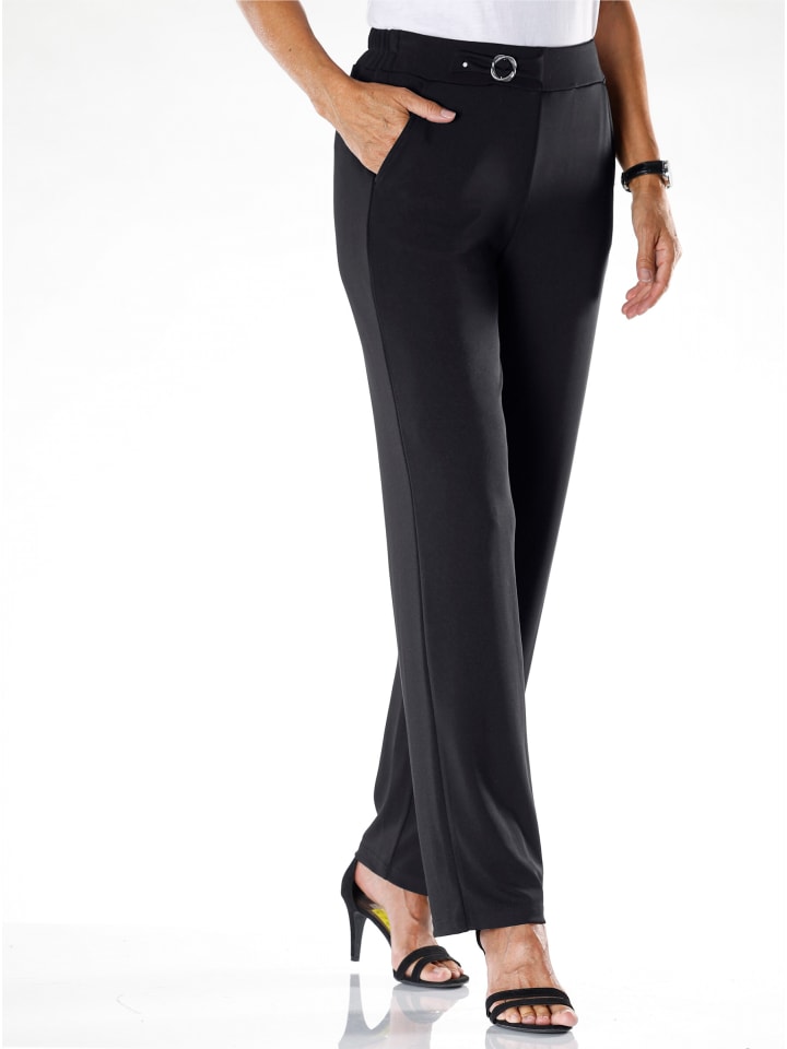 

WITT WEIDEN Черные брюки без шнурков