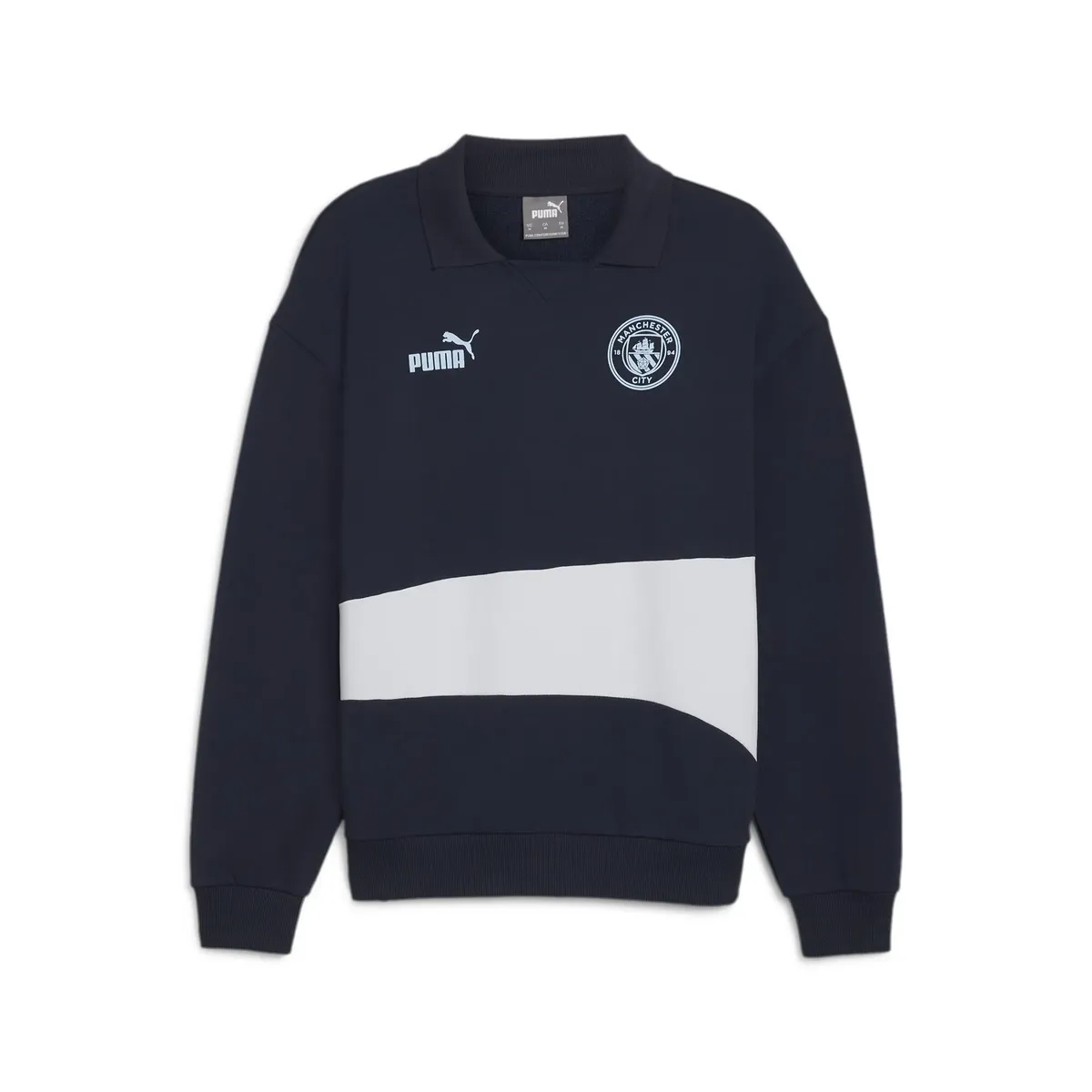 

Толстовка PUMA "Манчестер Сити ftblCULTURE Sweat Drill Top Men", синий