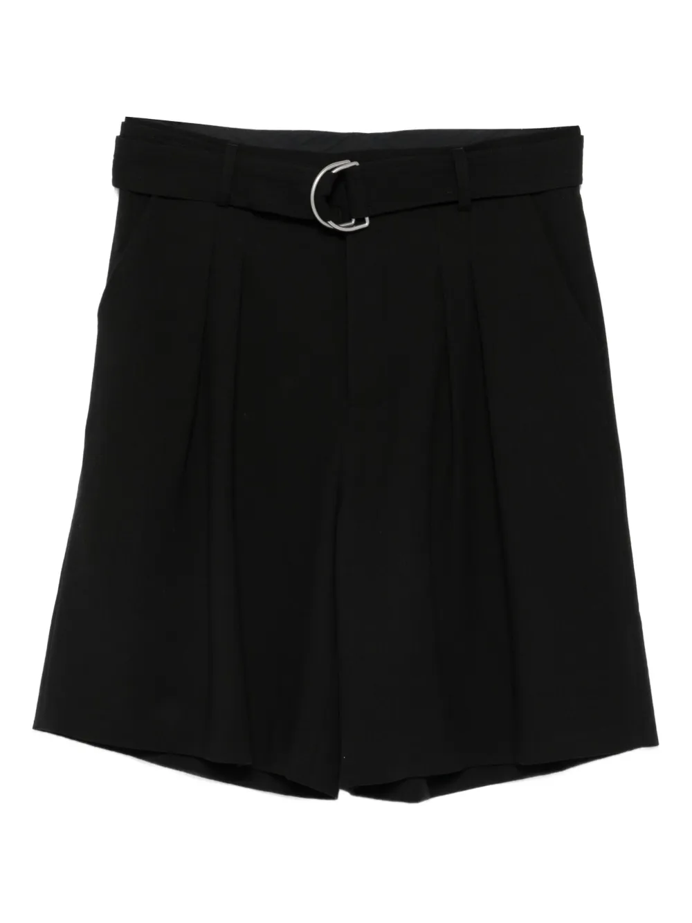 

Шорты Derulo с поясом и складками Nanushka, черный