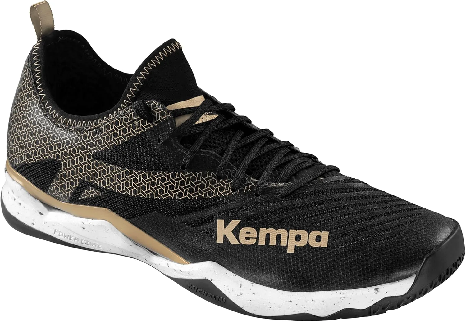 Мужские кроссовки Kempa Wing Lite 2.0, белый/черный/золотой