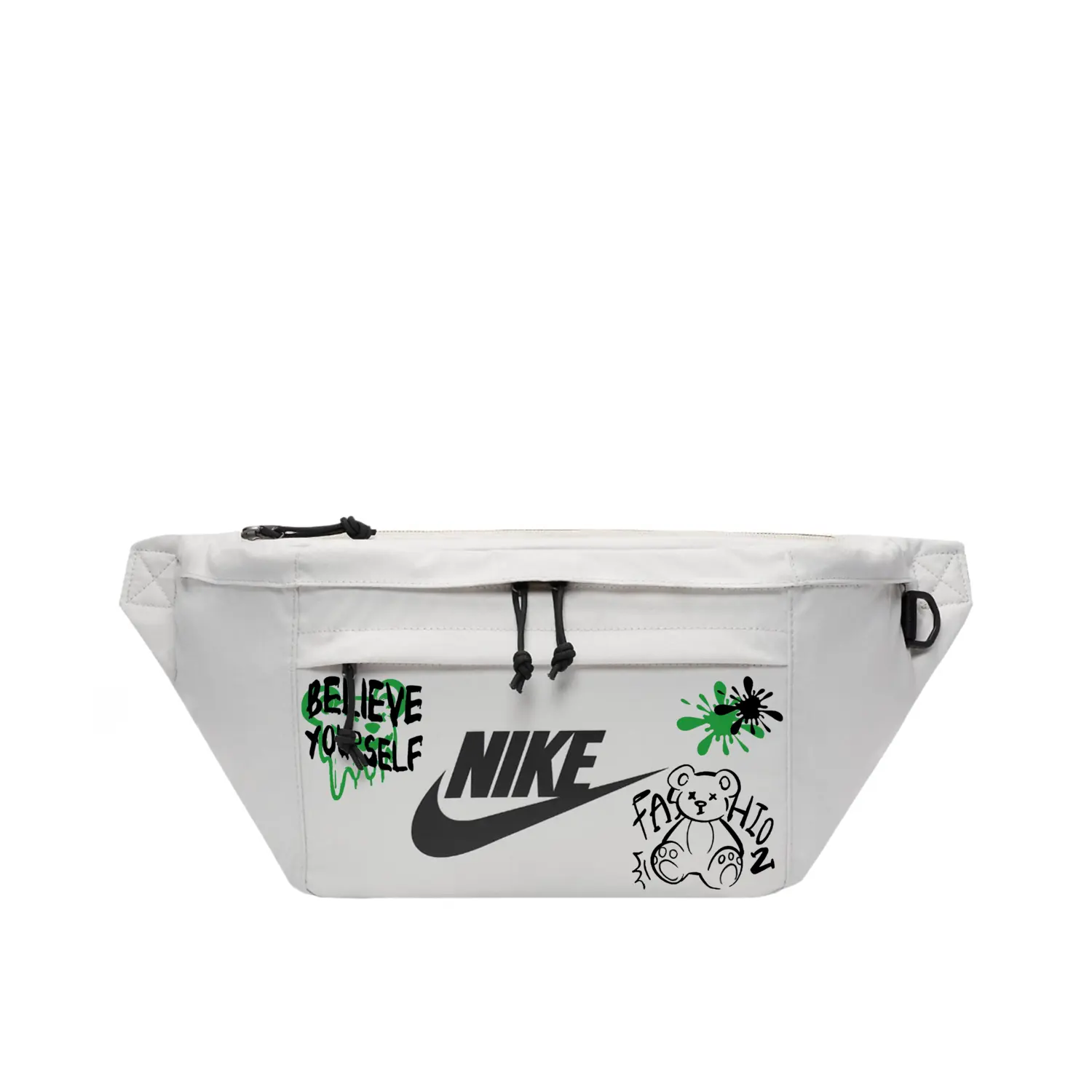 

Nike Унисекс поясная сумка ручной работы с принтом в стиле стритвир, Lost Heart Bear