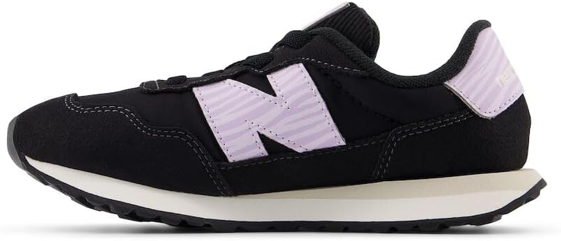 Детские кроссовки New Balance 237 V1 Bungee, черный/сиреневый — фото 2
