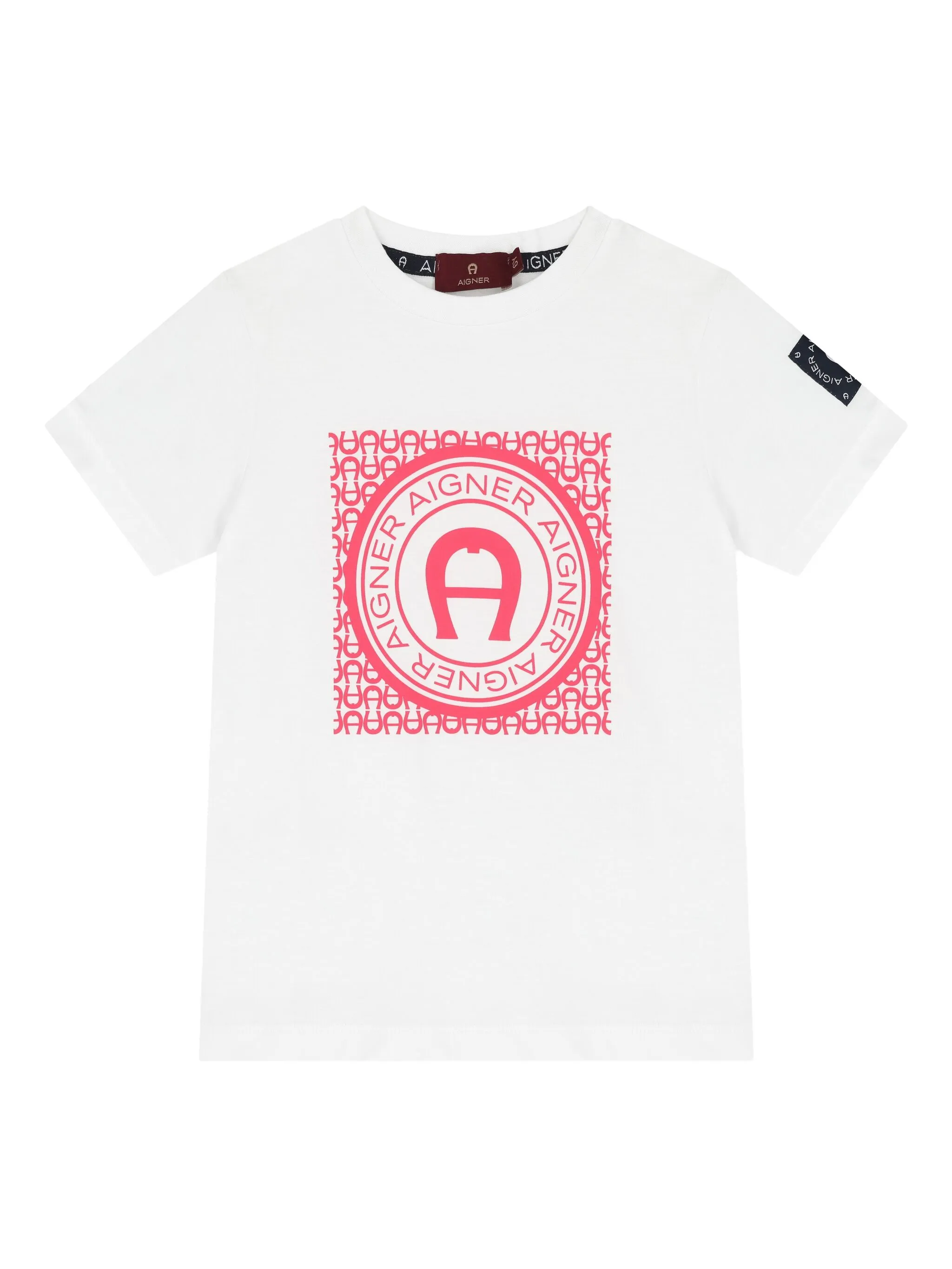 

Футболка с логотипом Aigner Kids, белый