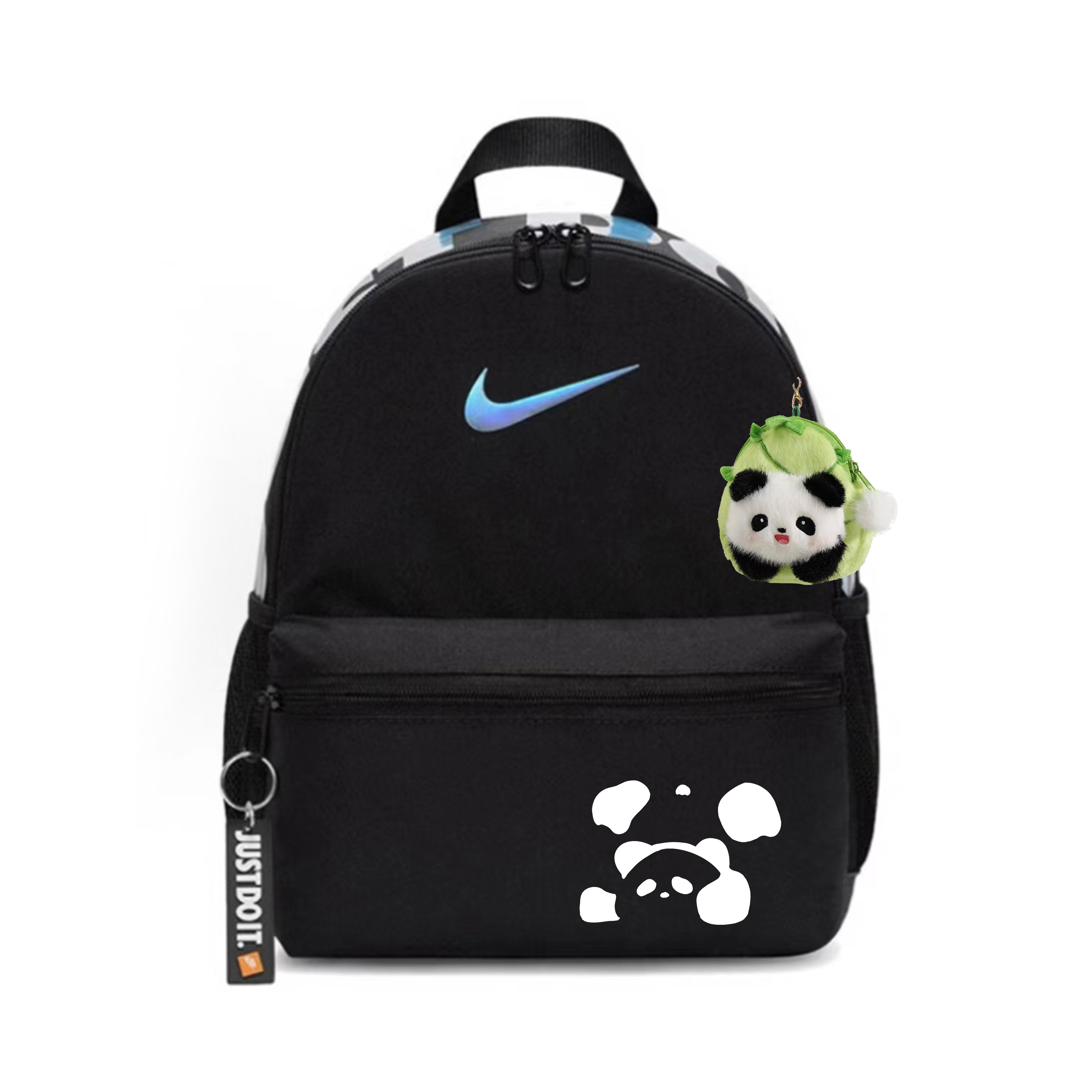 

Nike Тканевый рюкзак унисекс черный, Panda silhouette