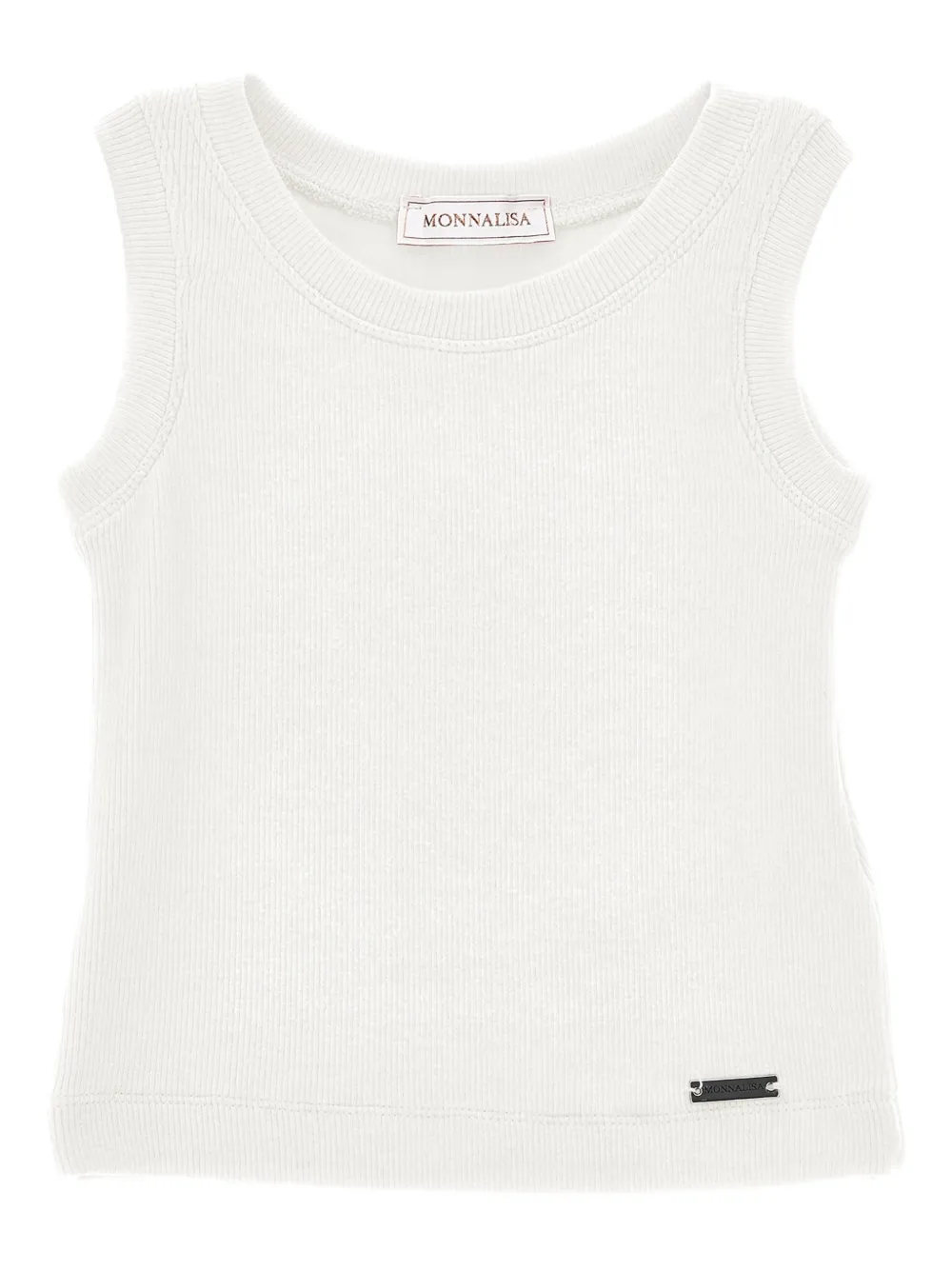 

Топ с логотипом Monnalisa, белый