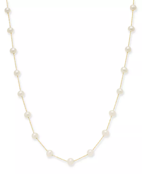 

Ожерелье Effy из культивированного пресноводного жемчуга, 18 дюймов, из 14-каратного золота (5-1/2 мм) Effy Collection, gold