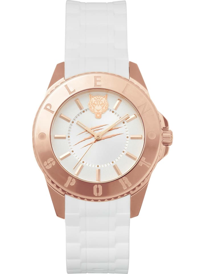 

Plein Sport Аналоговые женские часы белого цвета