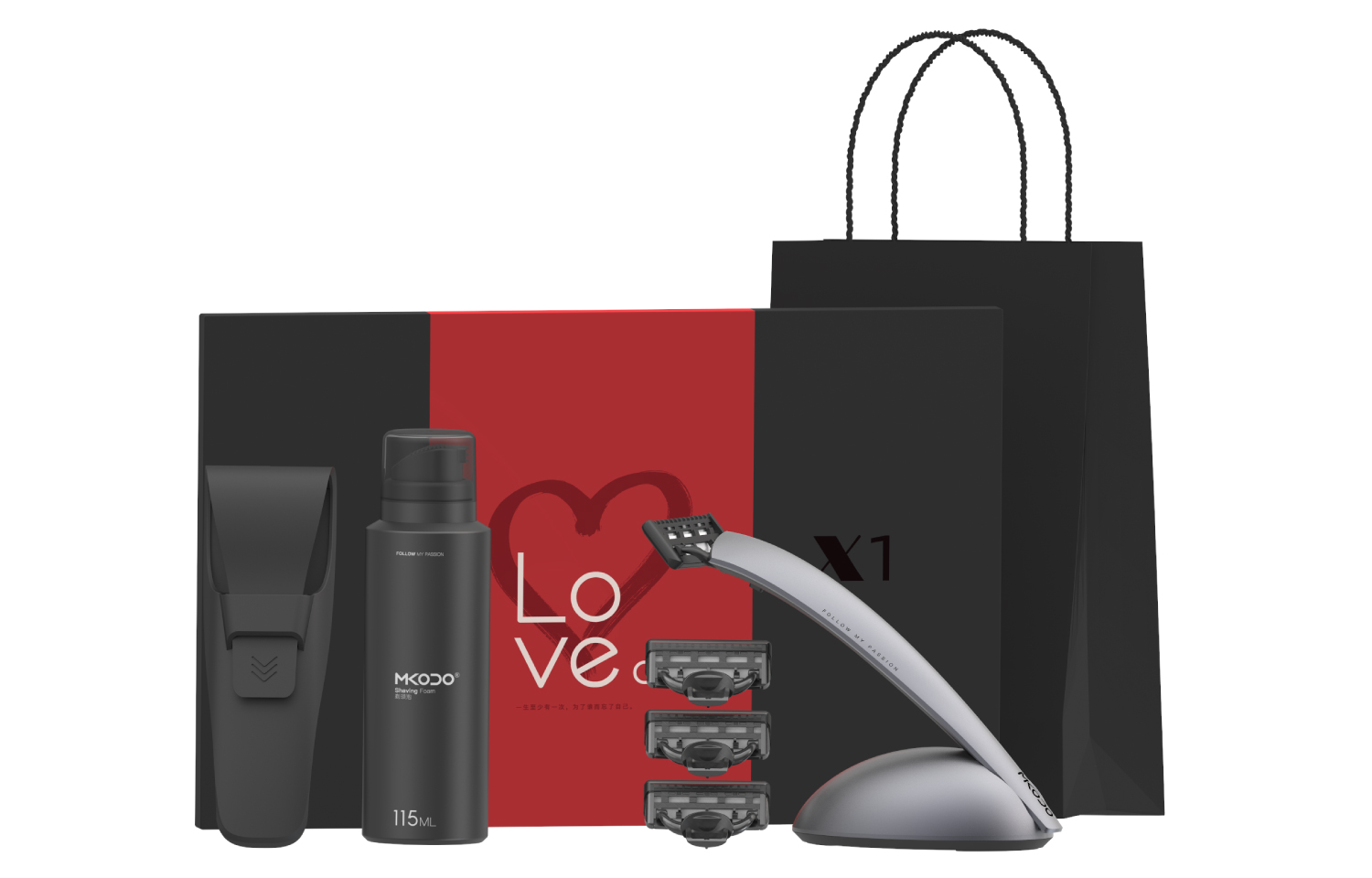 

Ограниченная серия X1 с коробкой бритвенные станки ручной работы кисть для бритья Hitachi лезвие из нержавеющей стали качество Mkodo, темно-серый