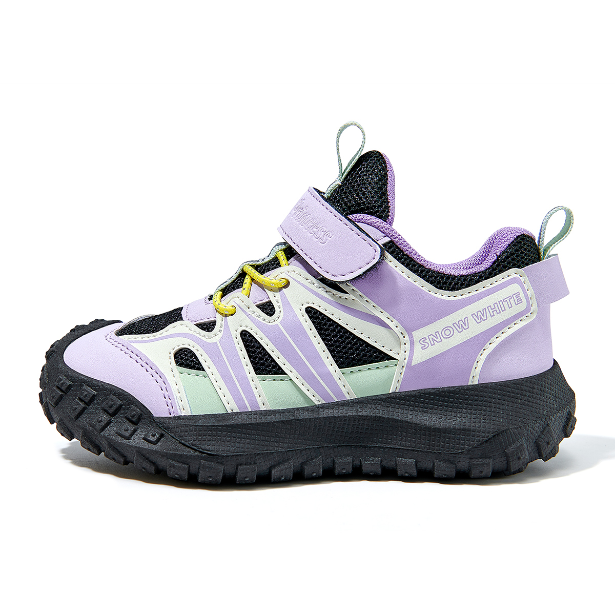 

Детские кроссовки с низким верхом, устойчивые к скольжению и износу Disney, черный/фиолетовый