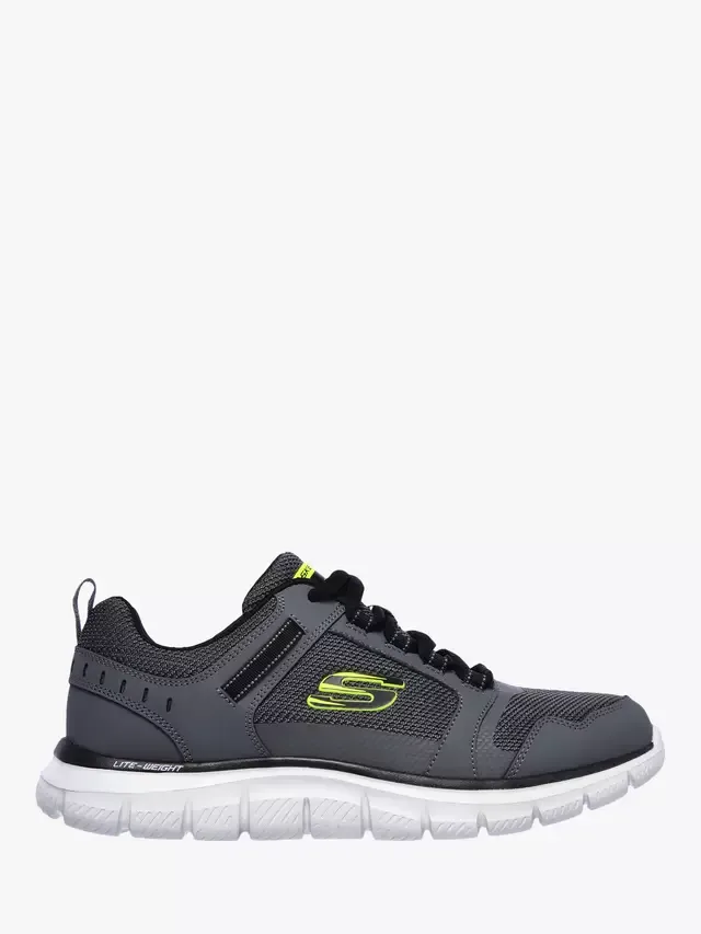 Кроссовки Track Knockhill на шнуровке Skechers, Charcoal