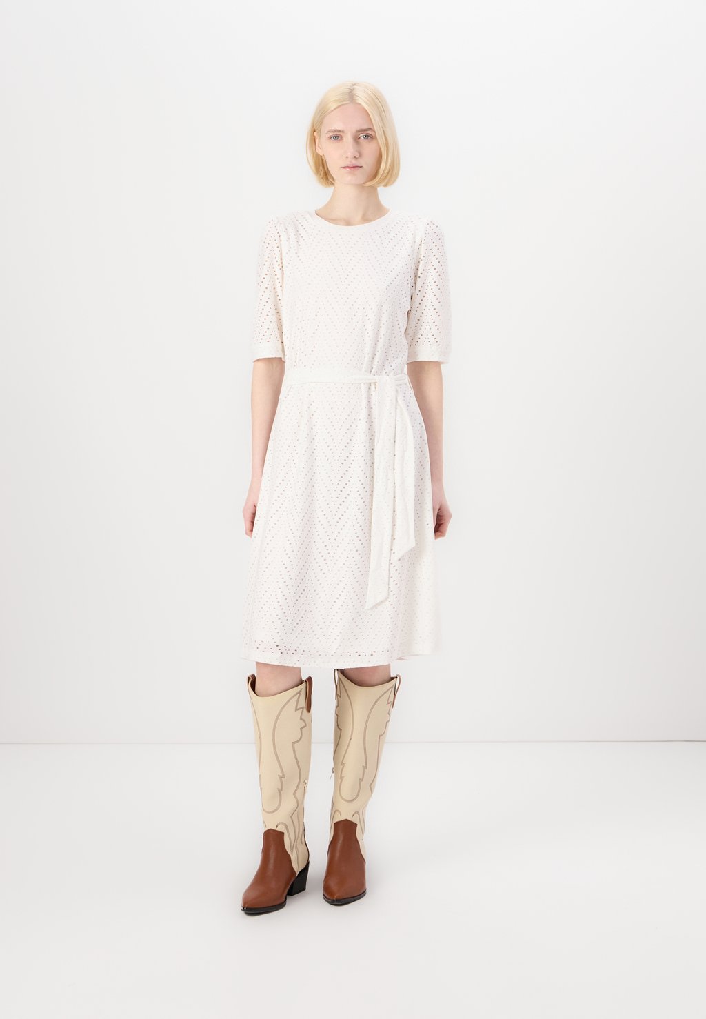 

Платье из джерси CARLA CATHINKA BELT DRESS JDY, кремовый