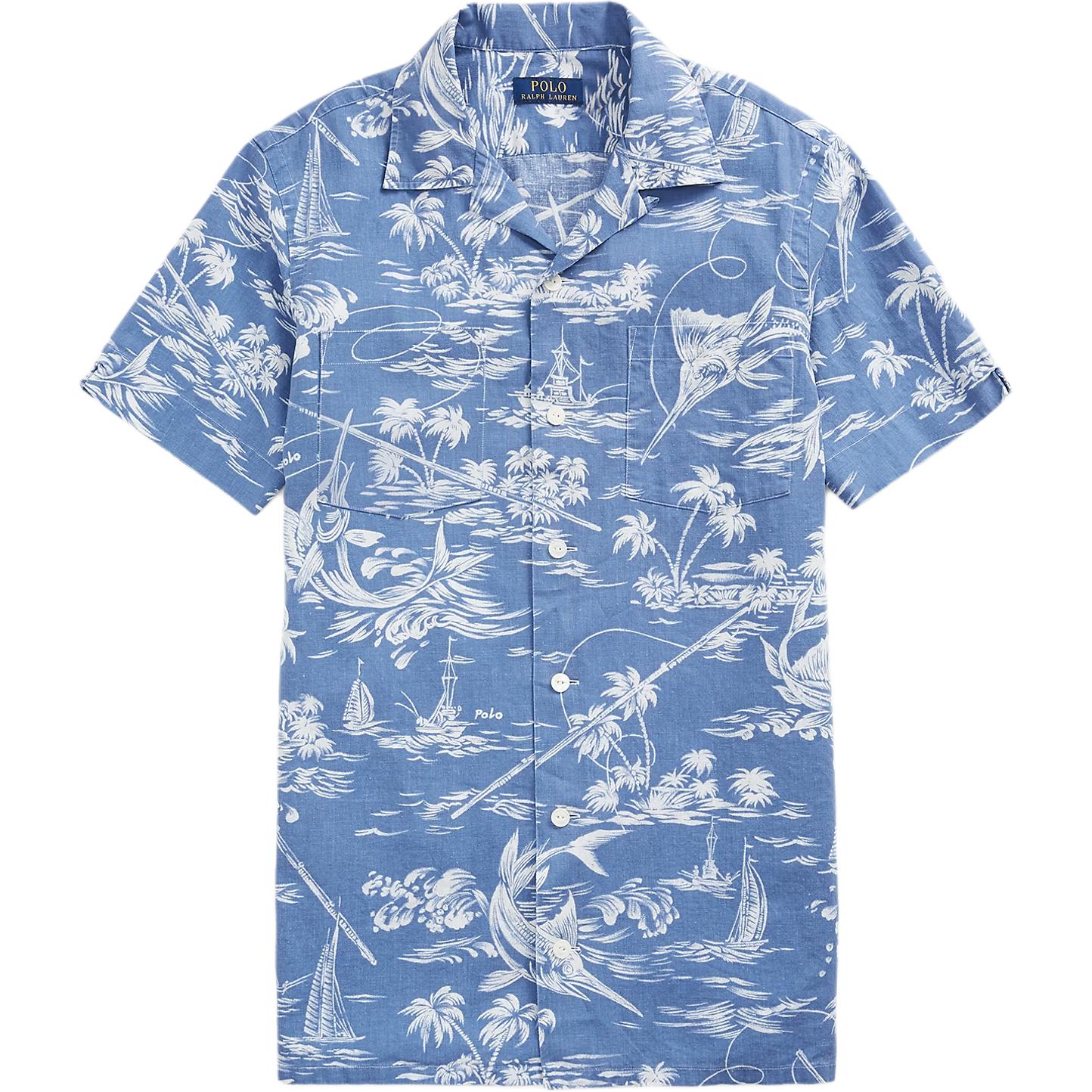 

Polo Ralph Lauren Мужская синяя рубашка