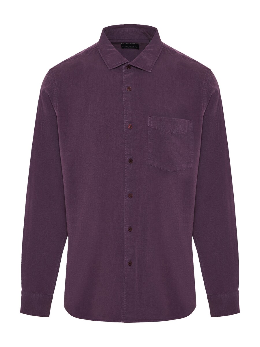 

Рубашка на пуговицах Comfort fit Funky Buddha, фиолетовый