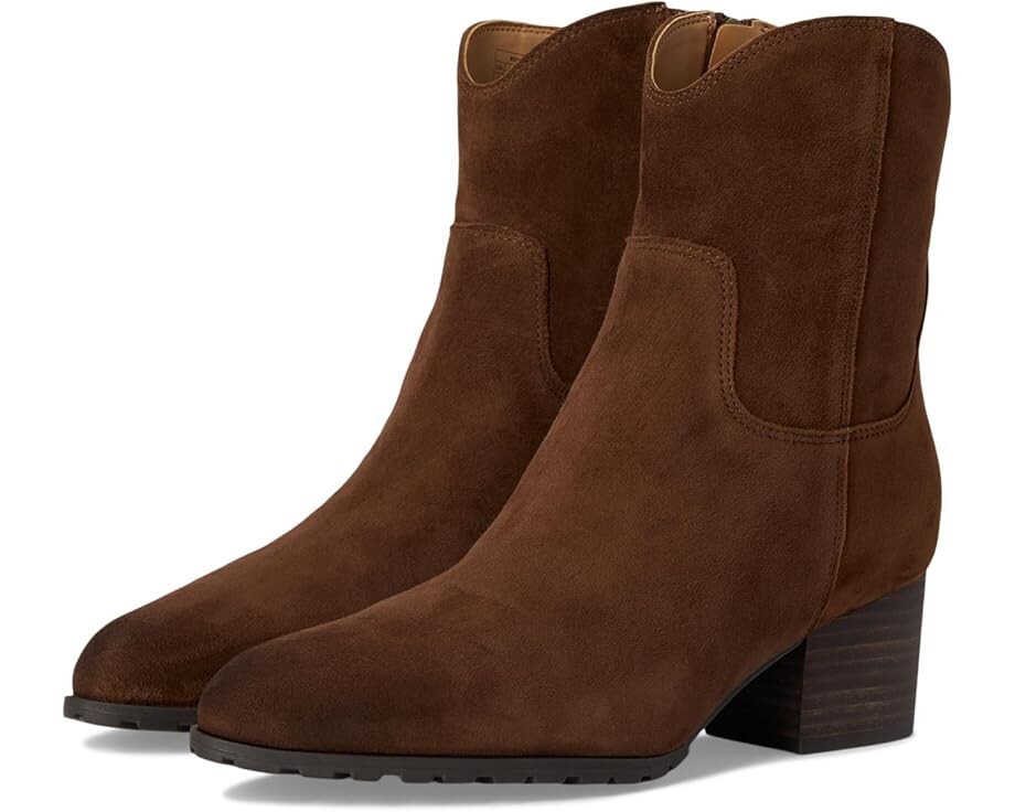 

Ботинки VIONIC Bishop Western Boots, цвет Dark Brown Waxy Suede