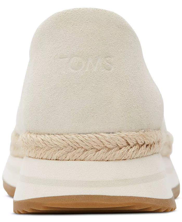 Женские слипоны Jocelyn с эспадрильной подошвой TOMS, белый — фото 3