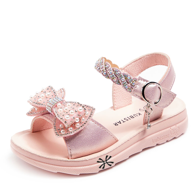 

Сандалии детские с противоскользящей амортизацией YUZHAOLIN, розовый