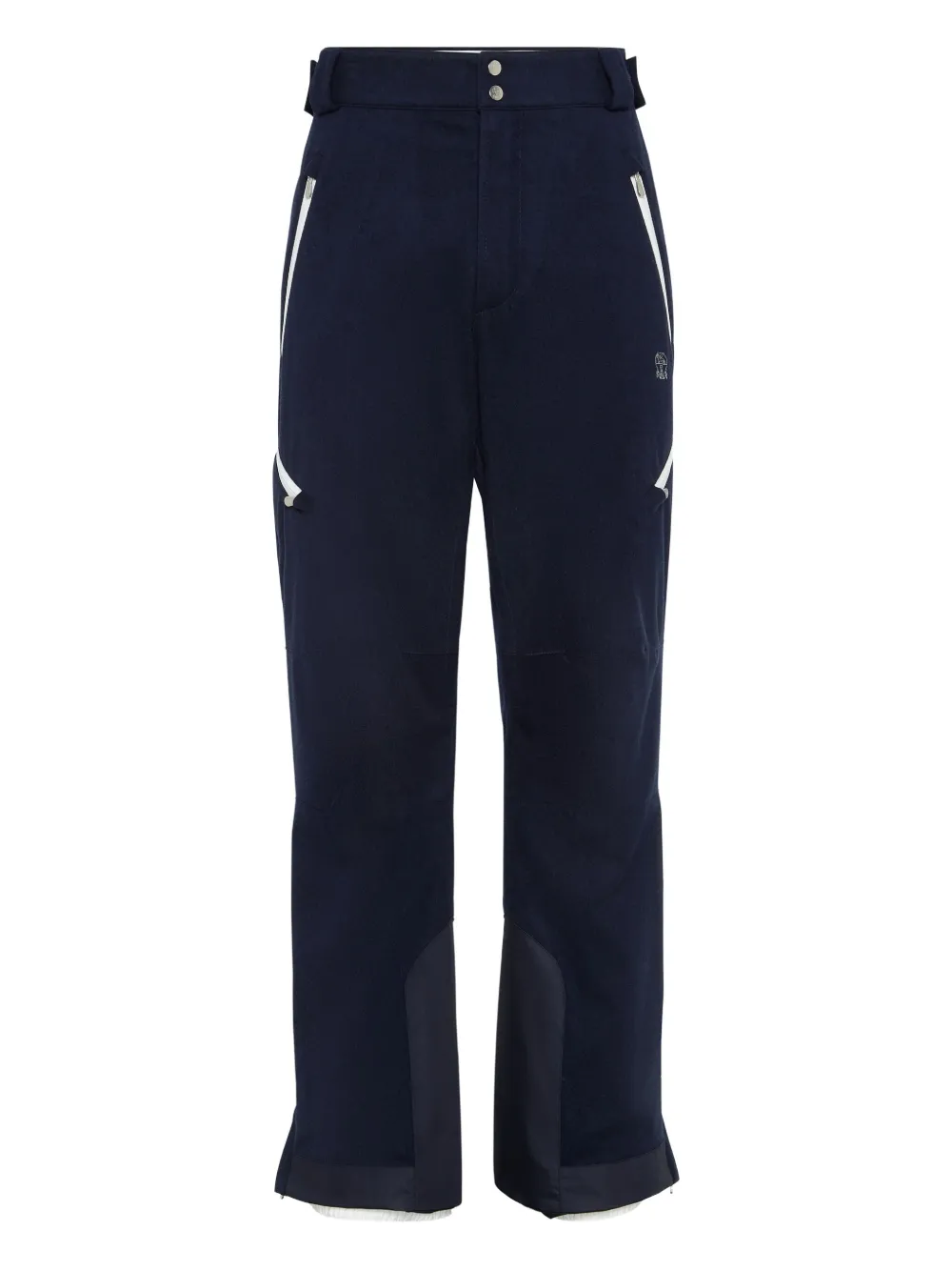 

Брюки Mountain с молниями Brunello Cucinelli, синий