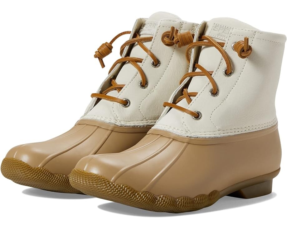 

Ботинки Sperry Saltwater Core Leather, кремовый