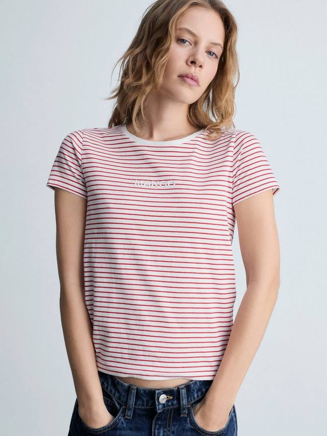 

Футболка в полоску mangora Mango, цвет Red/White