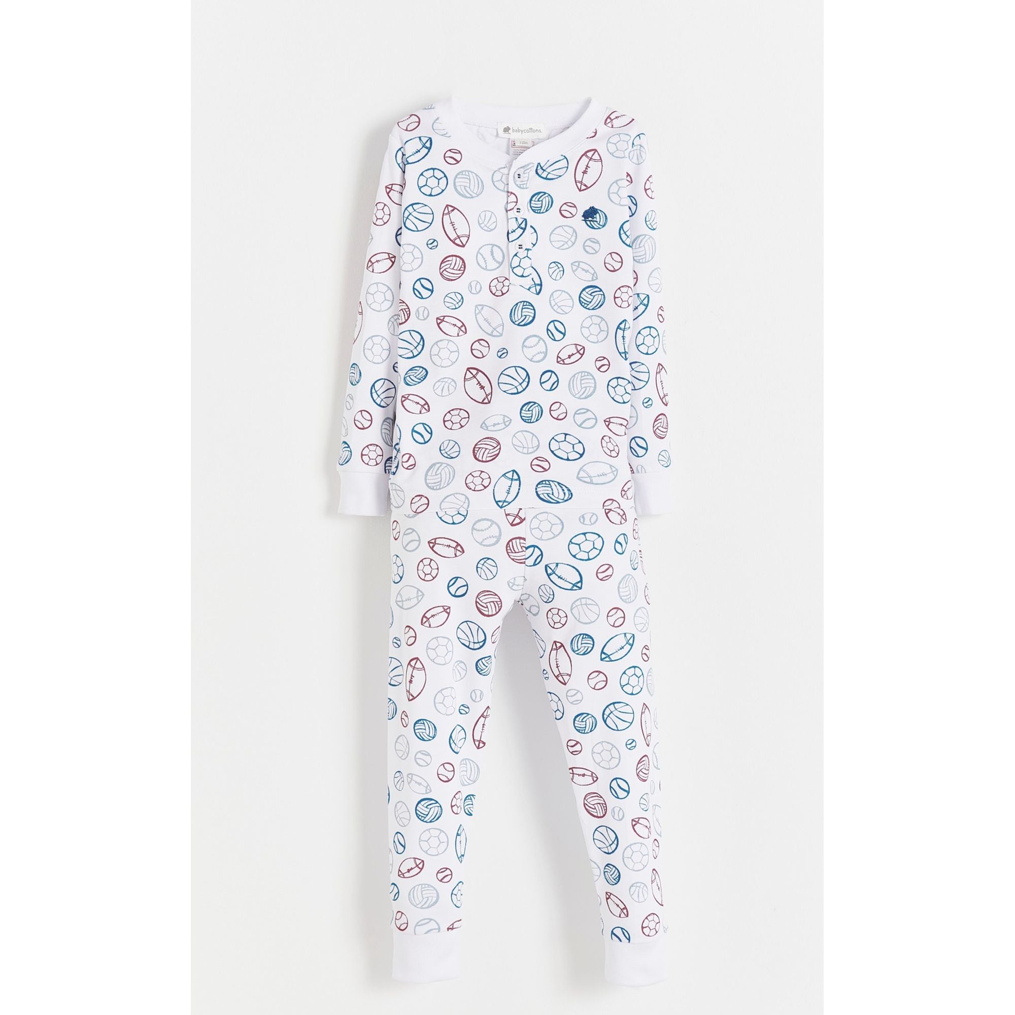 

Уютная и комфортная длинная пижама для детей Babycottons, full-print