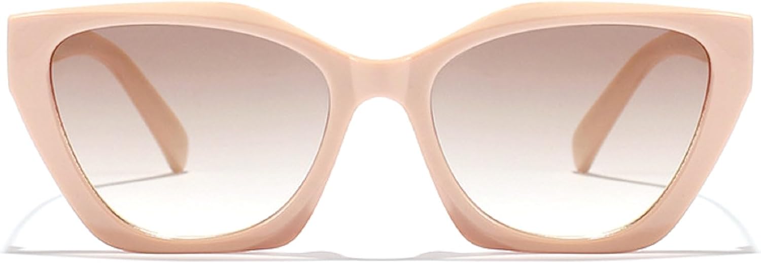 

Винтажные солнцезащитные очки «кошачий глаз» для женщин, квадратные солнцезащитные очки в стиле ретро, ​​модные женские солнцезащитные очки с защитой от УФ-излучения mincl, Beige Brown