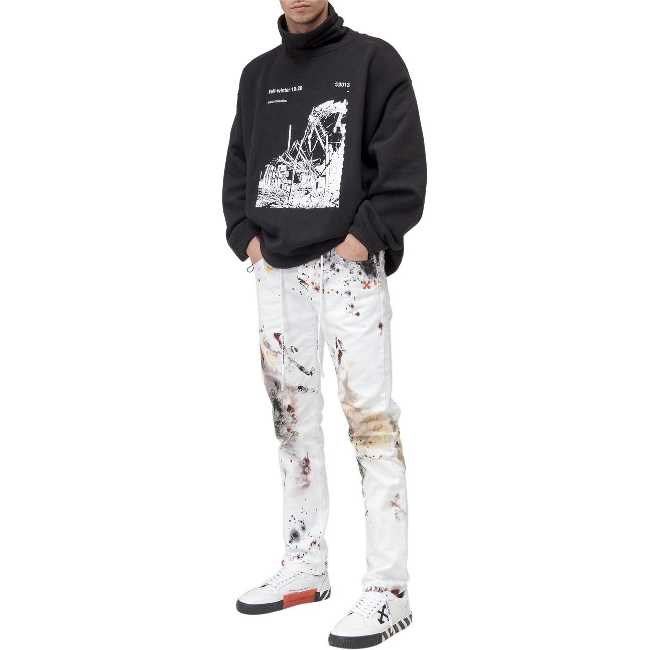 Свободная толстовка мужская черная OFF-WHITE — фото 4