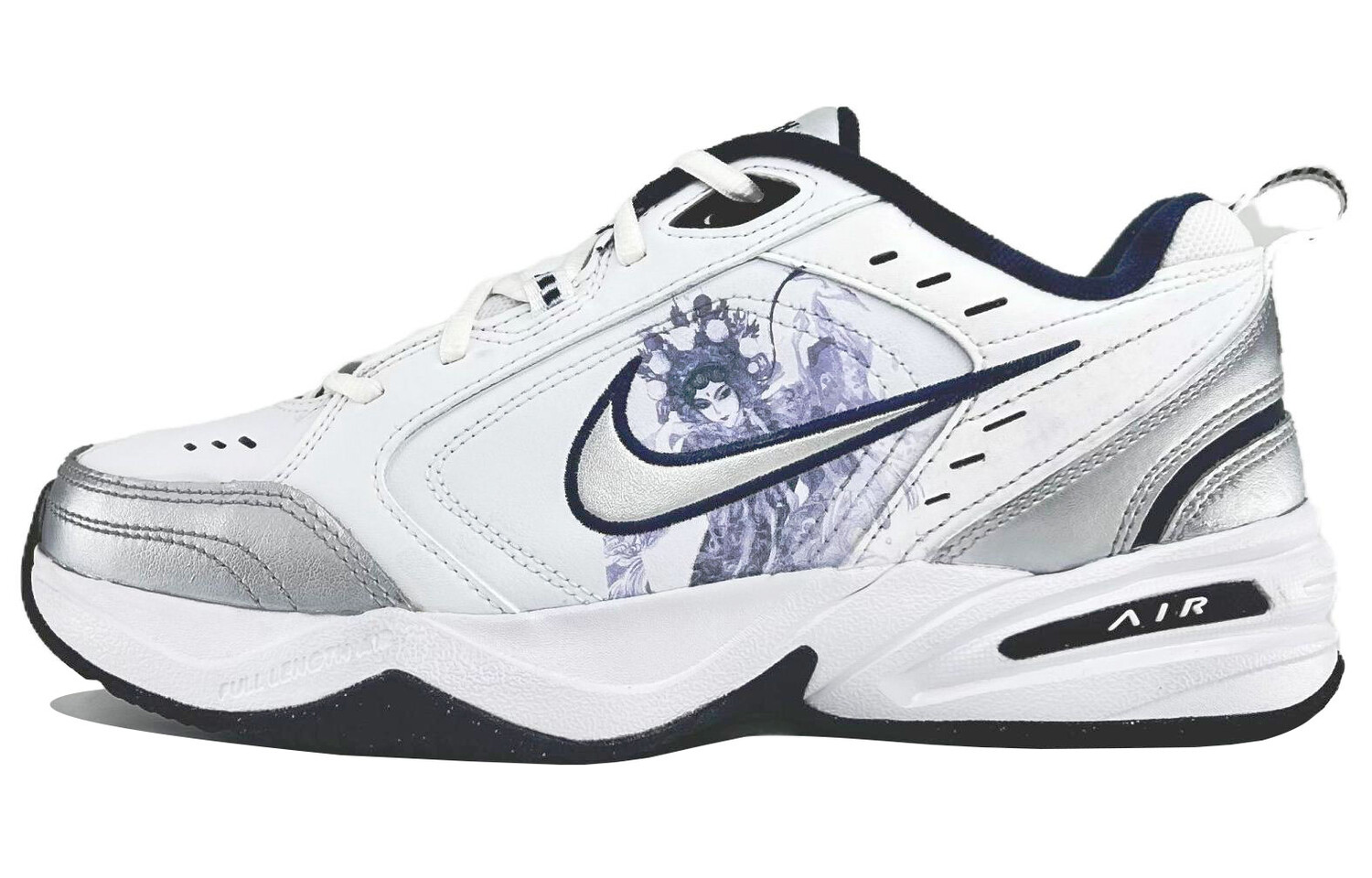 

Массивные кроссовки Nike Air Monarch 4 унисекс, Silver/White