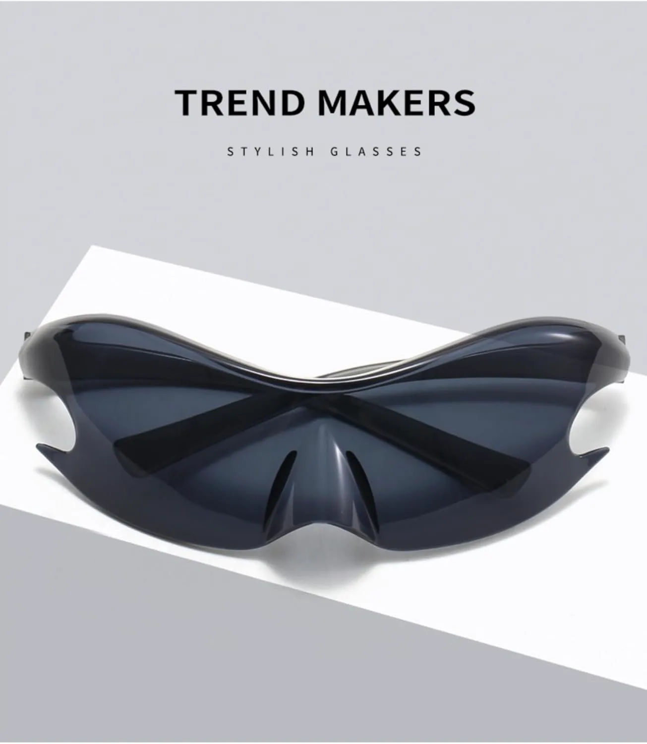 

Технологичные очки, очки с индивидуальностью, солнцезащитные очки-обтекаемые очки, велосипедные солнцезащитные очки, диско-очки для женщин и мужчин RAYPUR, Yellow