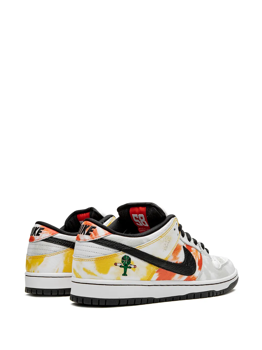 Кроссовки SB Dunk Low 'Tie-Dye Raygun 2019' Nike, белый — фото 3