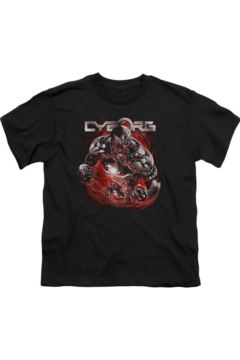 

Футболка с коротким рукавом для детей "Лига справедливости Америки" Gildan, черный