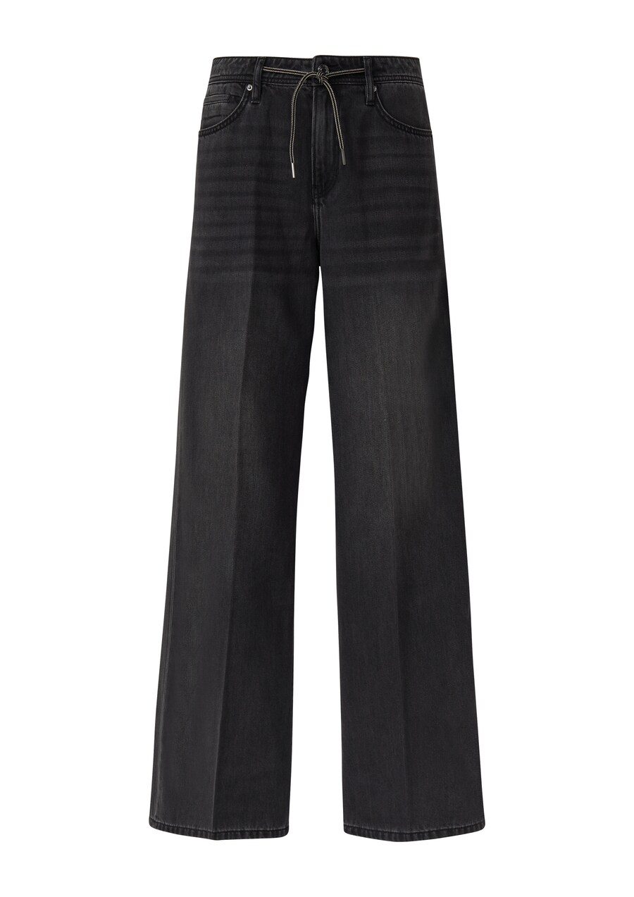 

Джинсы с широкими штанинами s.Oliver, mottled black