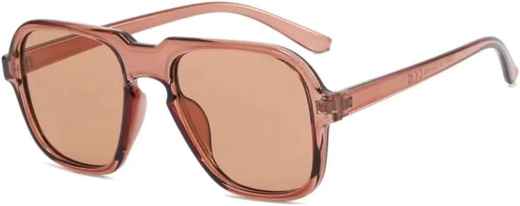 

Солнцезащитные очки с защитой UV400 | Увеличенная оправа, цветные линзы | Для женщин и мужчин, для занятий спортом на открытом воздухе и вождения DSVIGF, Tea Tea