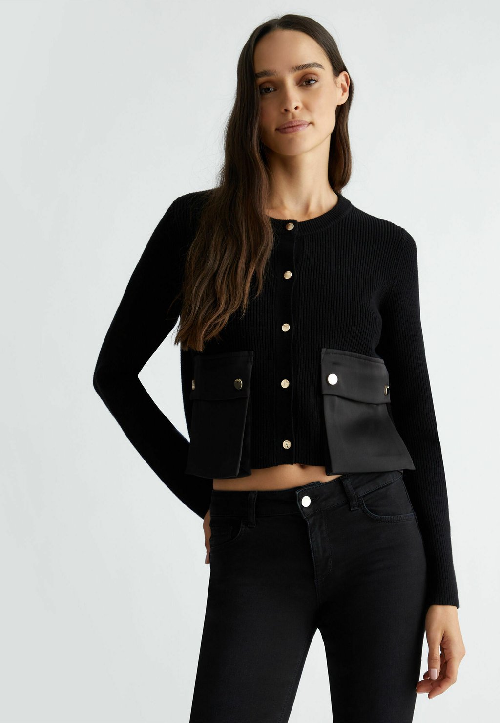 

Кардиган WITH POCKETS LIU JO, черный