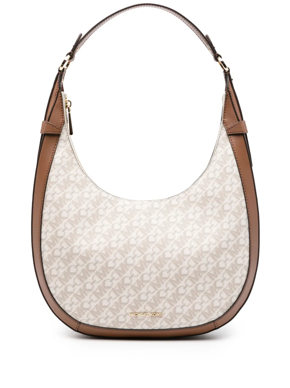 

Большая сумка-тоут с монограммой Michael Michael Kors, нейтральный