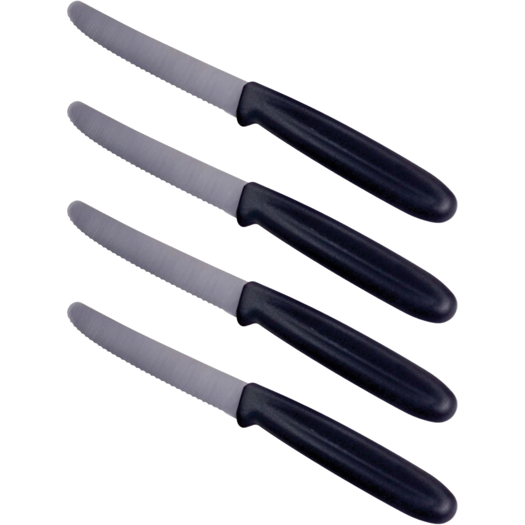 

Ножи столовые GSD HOUSEHOLD APPLIANCES, (набор, 4 шт.), с зубчатым краем Gsd Haushaltsgeräte, черный