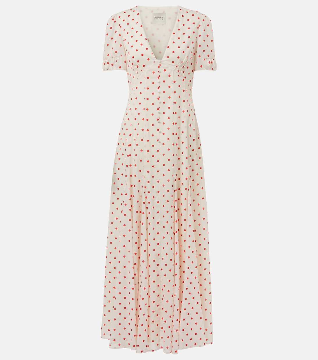 

Платье макси Paloma в горошек Posse, Petite Polka Dot