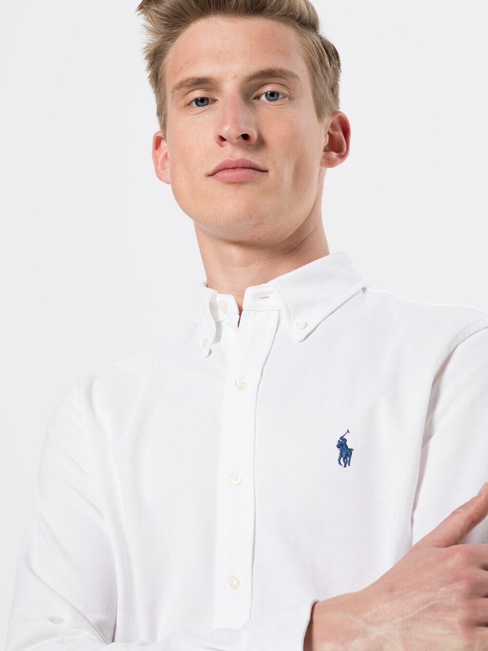 Рубашка на пуговицах стандартного кроя Polo Ralph Lauren, белый — фото 3