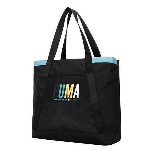 

Сумка prime street large shopper bag 'black blue white yellow' Puma, черный