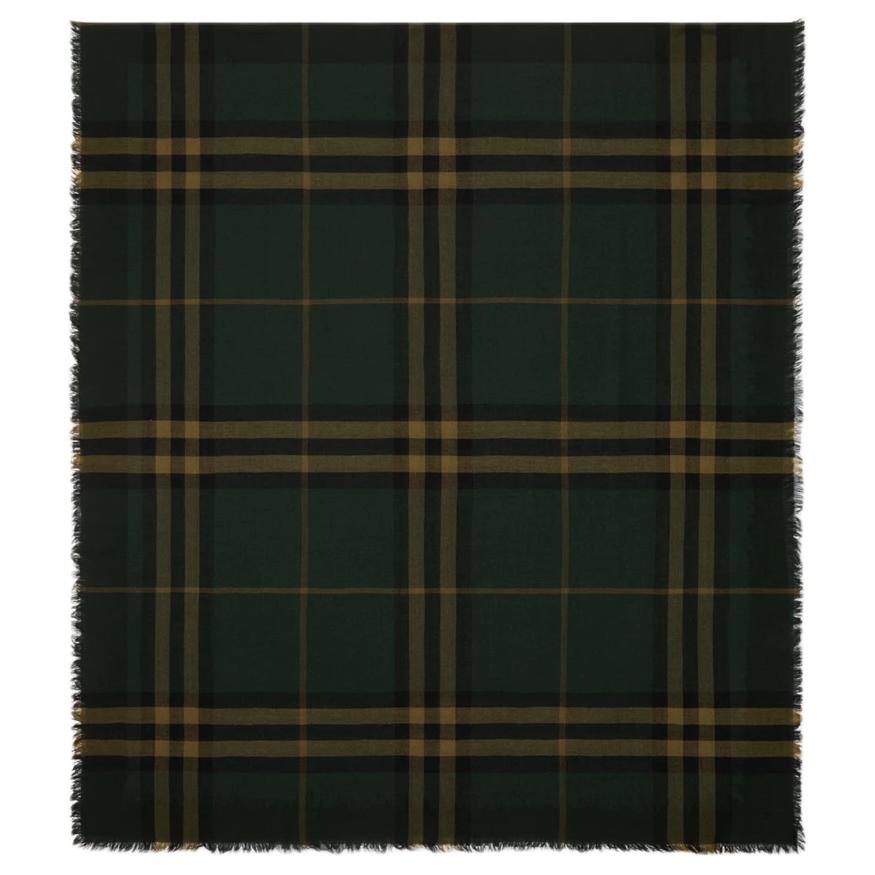 

Шерстяной шарф Burberry с клетчатым узором