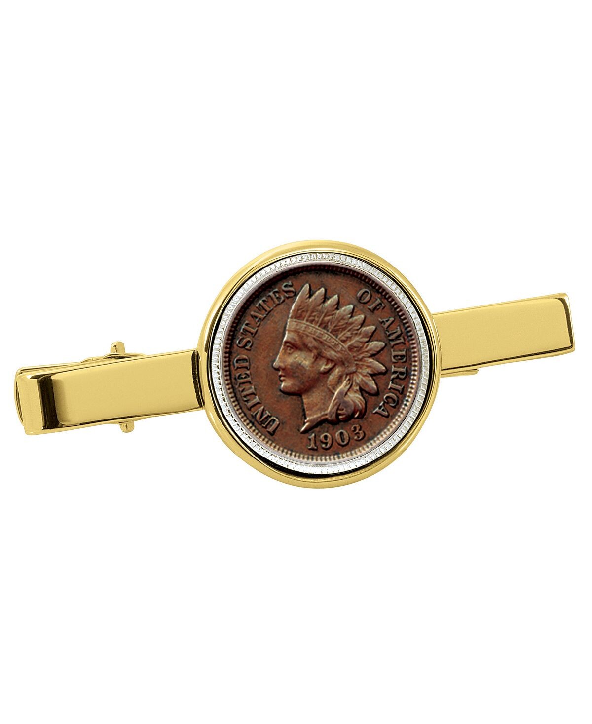 

Зажим для галстука в виде монеты «Индийский пенни» American Coin Treasures