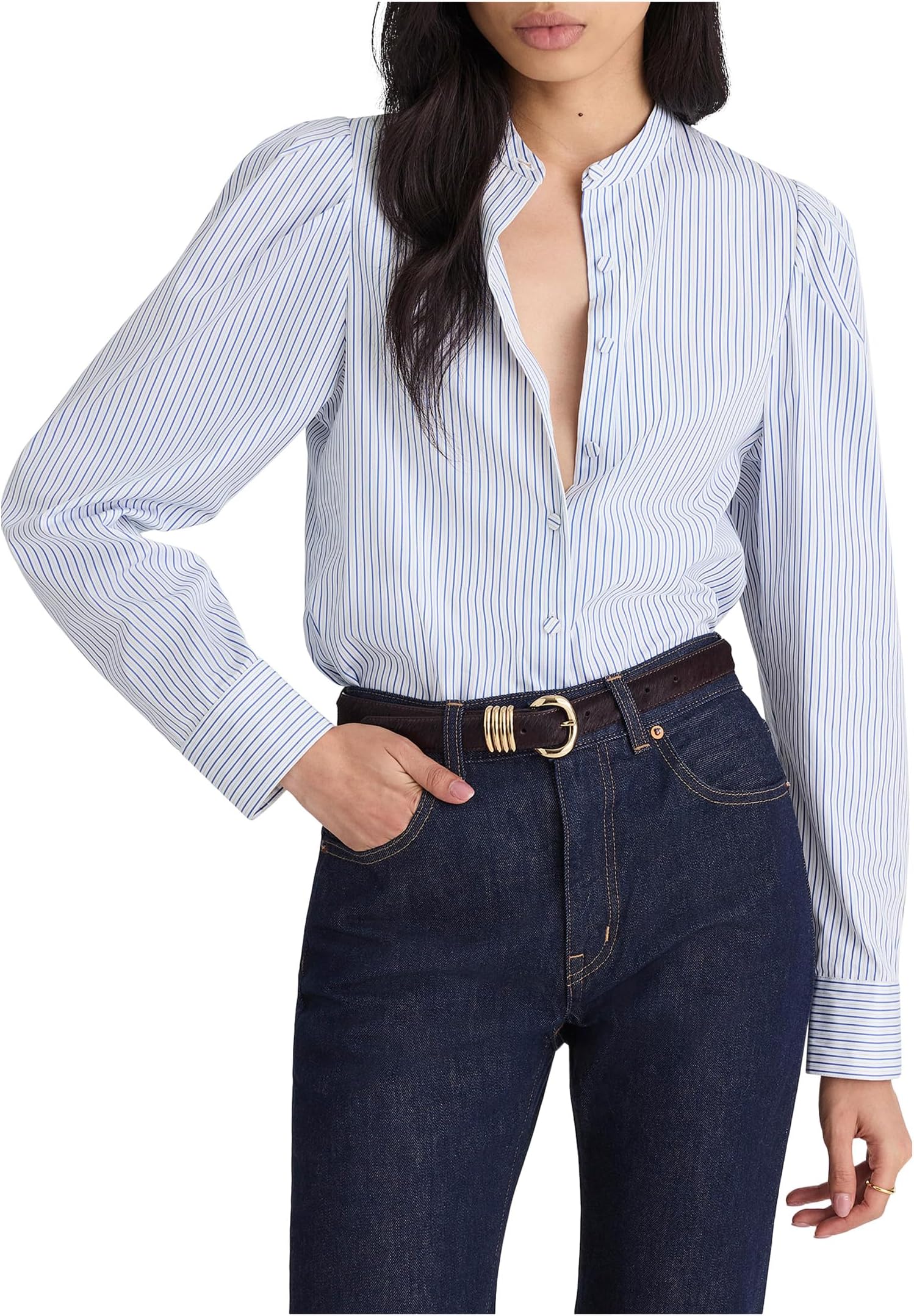 

Топ Madewell Paulina Top, цвет Hydrangea