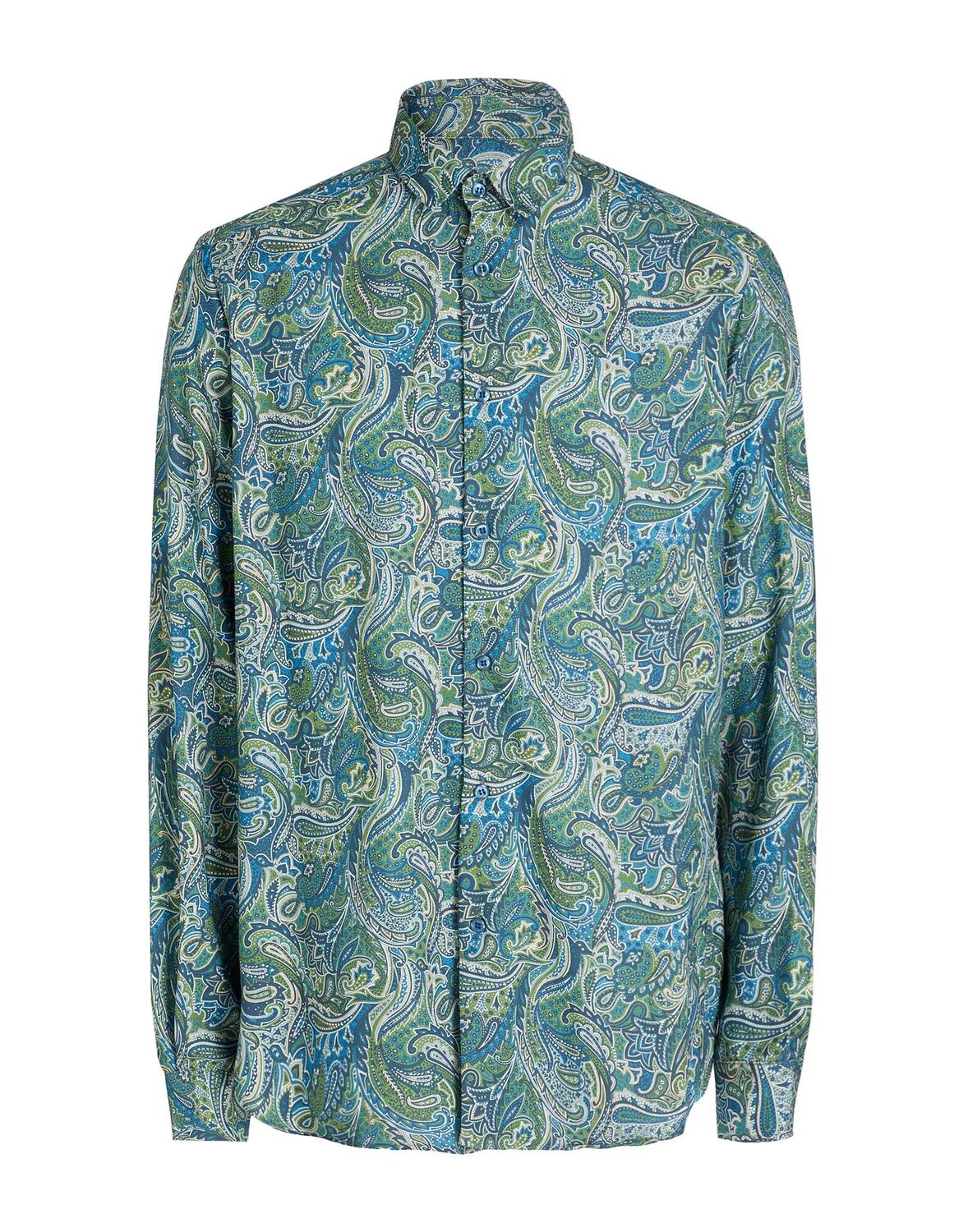 

Рубашка Printed Regular Fit Shirt 8 By Yoox, зеленый