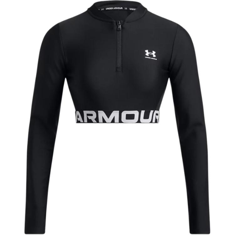 

Under Armour Женская футболка HeatGear Regular, черная, Черный, Under Armour Женская футболка HeatGear Regular, черная
