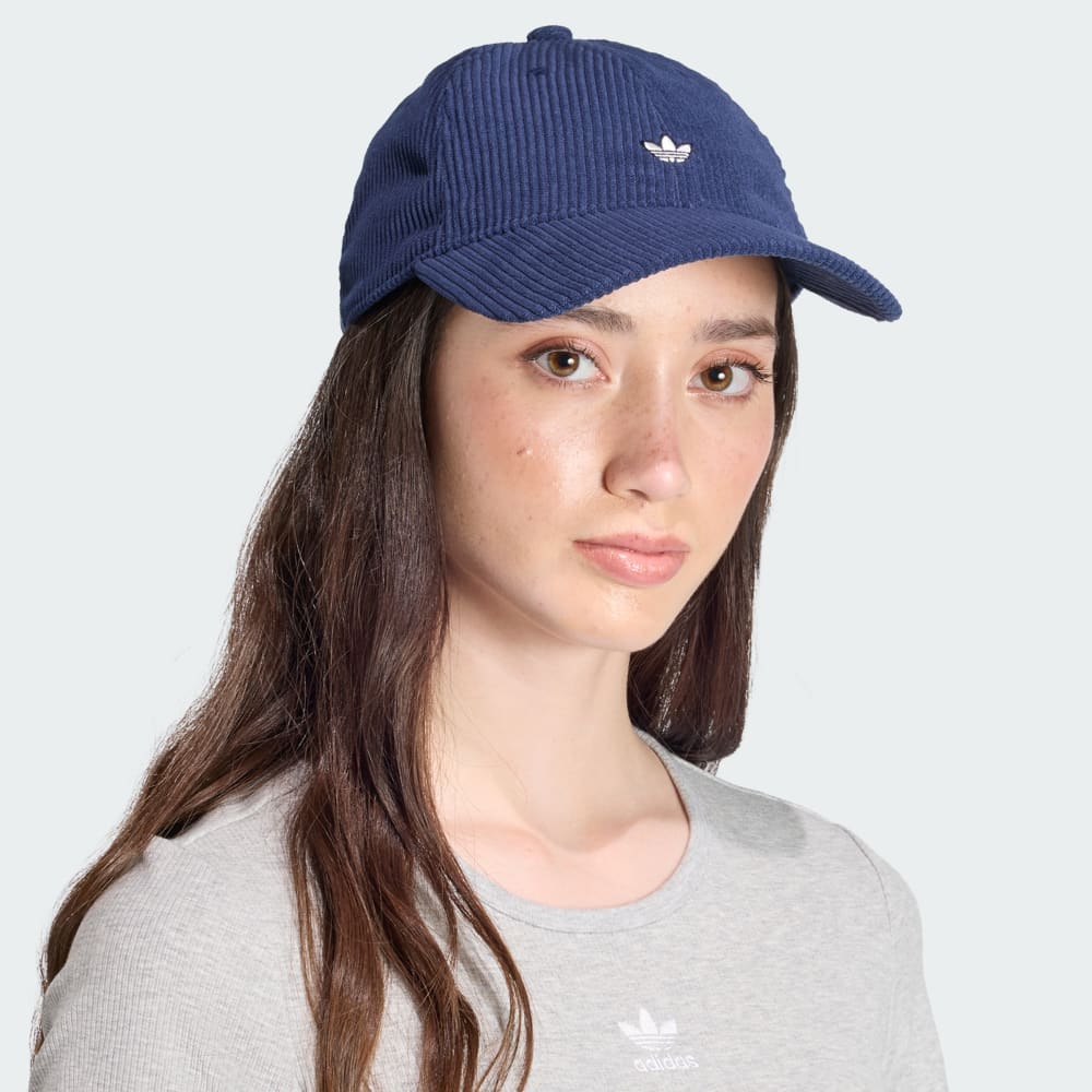 

Кепка Adidas Corduroy Baseball Cap, темный индиго