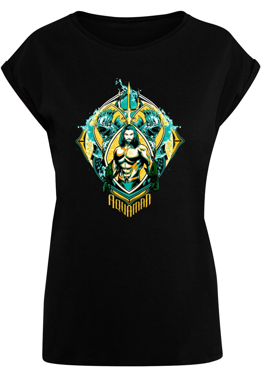 

Футболка ABSOLUTE CULT Shirt Aquaman - The Trench Crest, черный