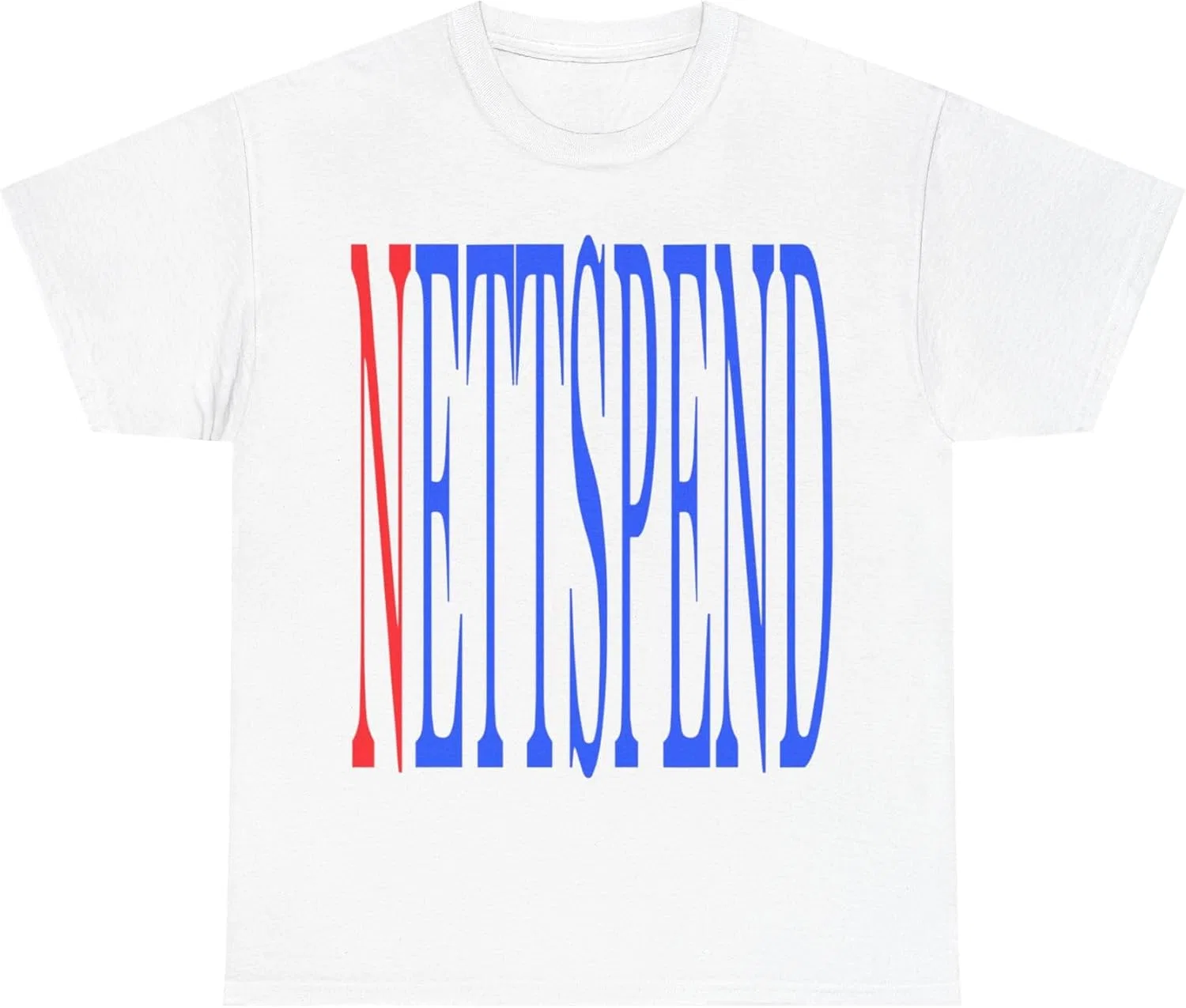 Логотип Nettspend, инвертированный логотип тура, мерч, футболки, белые футболки